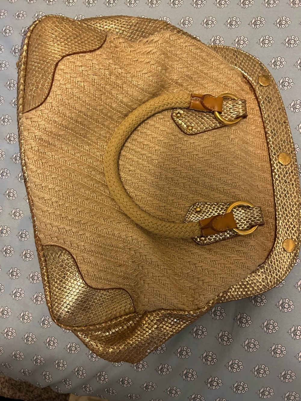 Prada Woven Satchel - Picture 7 of 10